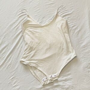 Elegant White Women's Bodysuit